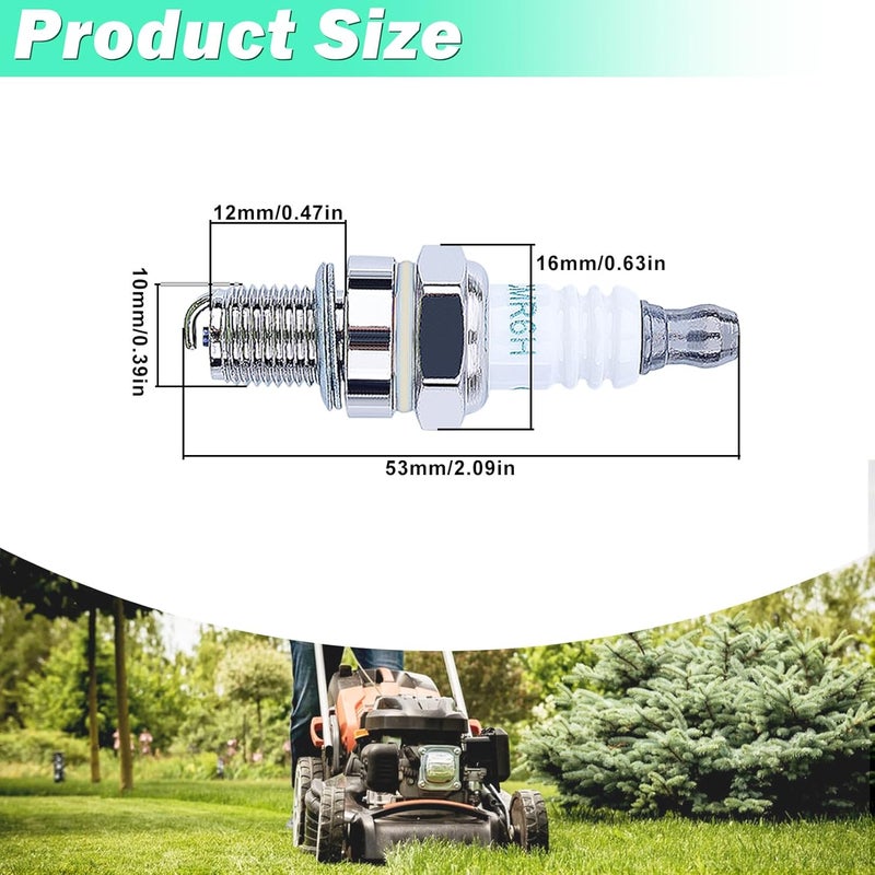Adefol 5 Pack CMR6H Spark Plugs, Spark Plug for NGK 3365, Universal Spark Plug for Stihl FS40 FS40C FS56 FS56RC FS90 FS90R FS100 FS110 HL90 HL110 HT100 KM90 Trimmer Weedeater BR500 BR550 BR600 Blower - Image 3